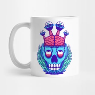 Alien Steal Human Brain Mug